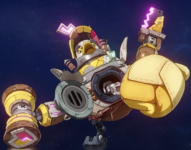 Genshin Impact Knuckle Duckle boss screenshot with stamping devices in Imaginarium Theater