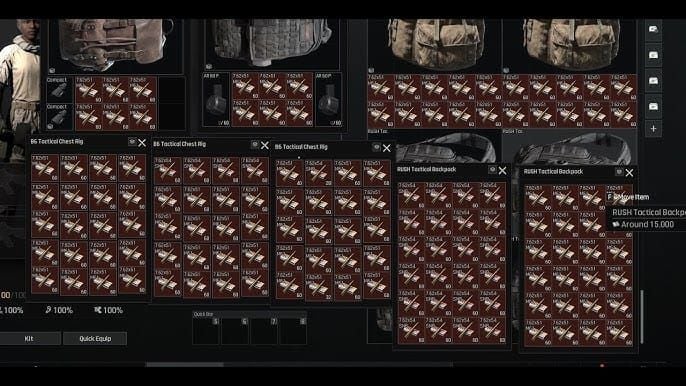 Arena Breakout T6 M61 high-penetration ammo equipment stats