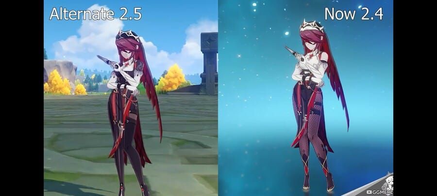 원신 크리스탈 결제 스킨 가격과 무료 여행자 스킨 비교 이미지