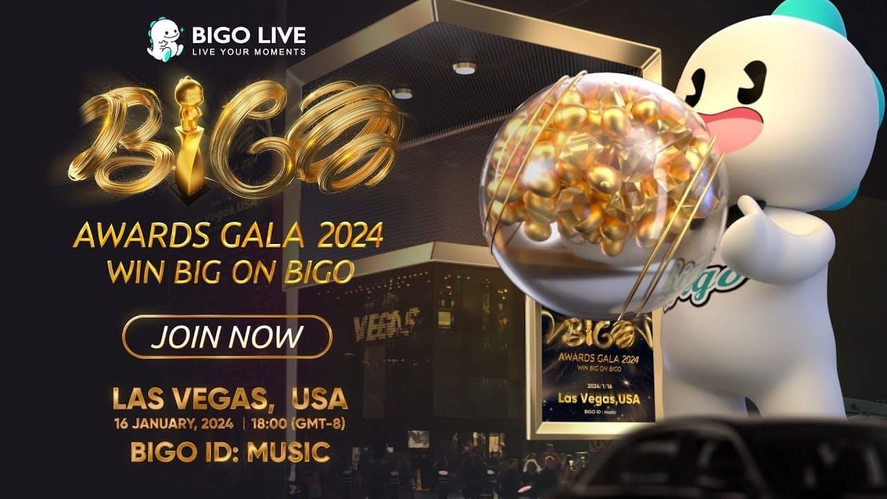Bigo Live Awards Gala family contribution dashboard interface