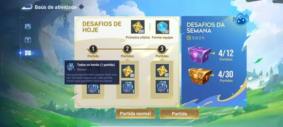 Screenshot of Honor of Kings daily mission rewards interface for Ultraman tokens