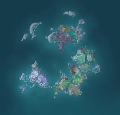 원신 6.3 노드크라이 탐험 지도 - 보물상자 위치 표시