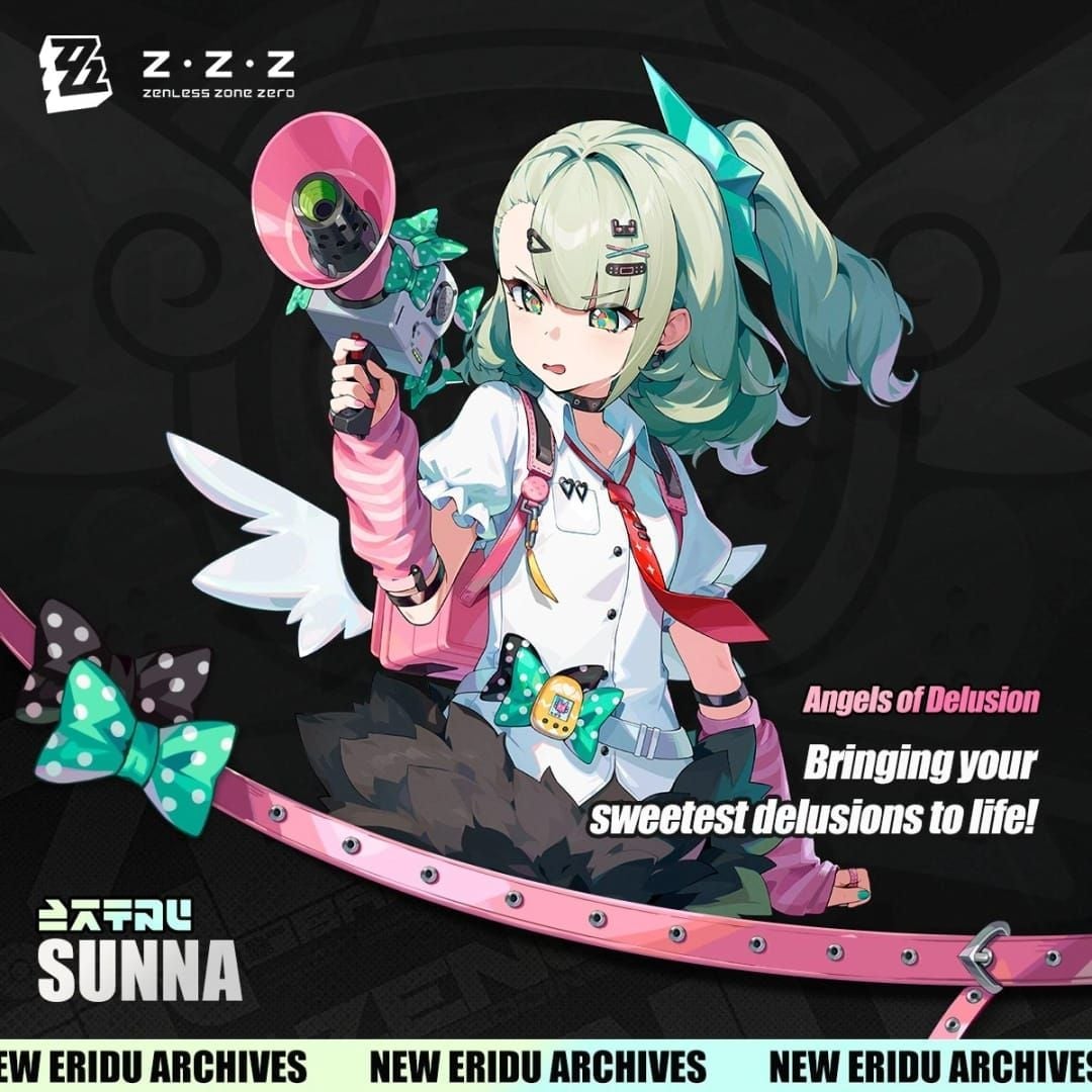Zenless Zone Zero Sunna signature W-Engine artwork