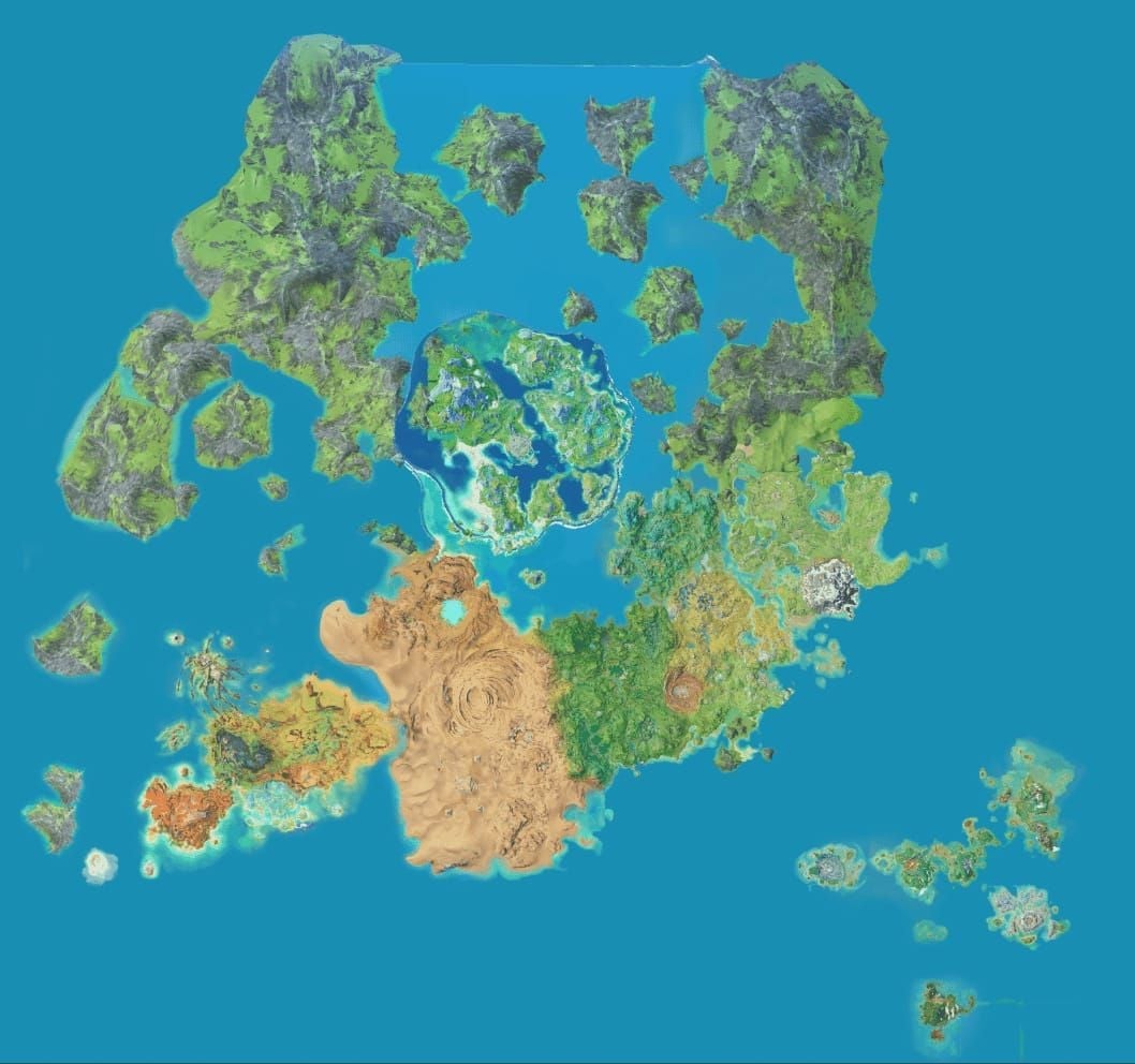 원신 노드-크라이 파하섬 탐험 지도와 원석 루트 표시