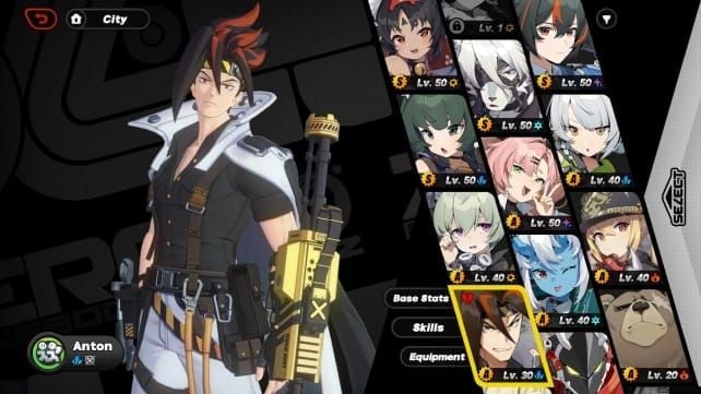 Zenless Zone Zero Exclusive Rescreening agent designation selection screen