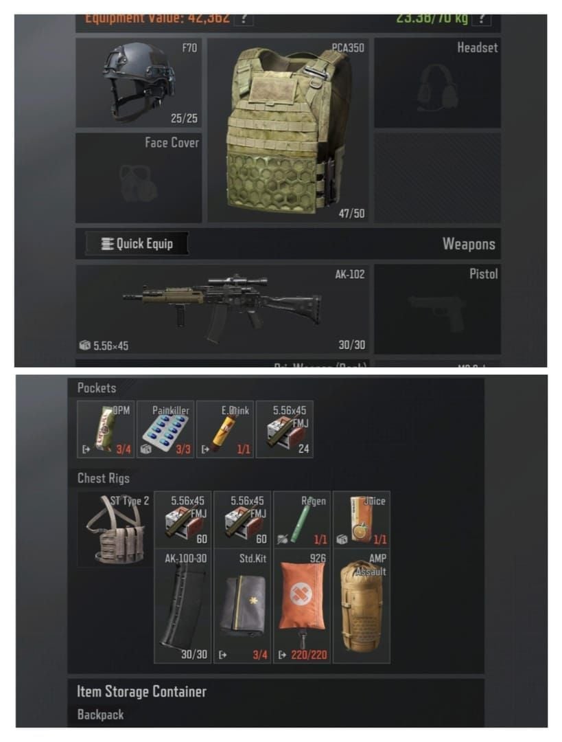 Arena Breakout Season 4 budget loadout equipment including SEK armor, Sentry rig, and MPX SMG