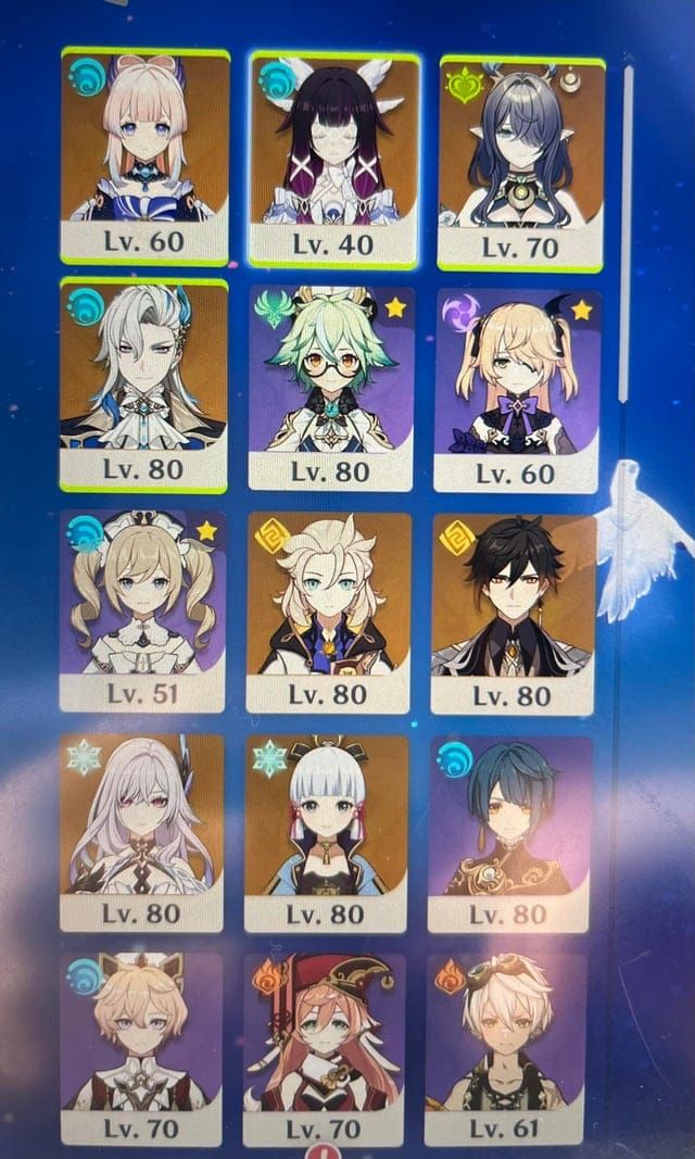 원신 콜롬비나 팀 조합 가이드