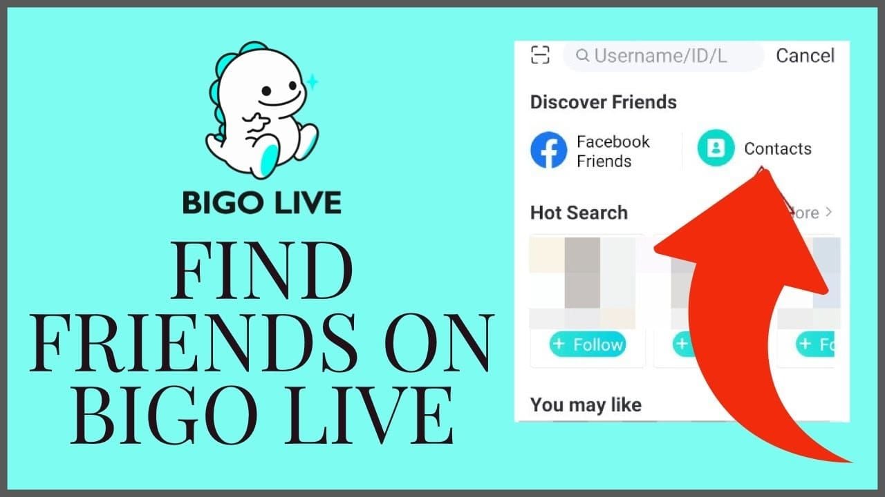 لقطة شاشة صفحة Me في Bigo LIVE تظهر معرف المستخدم