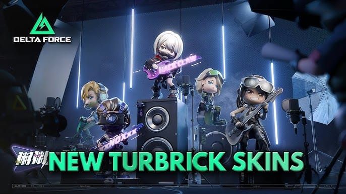 Delta Force TurBrick vehicle skin and Winged Legion weapon cosmetics including K416 and SG552