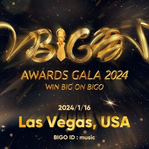 واجهة لوحة معلومات جوائز BIGO Awards في تطبيق Bigo Live مع تصنيفات المذيعين والعائلات