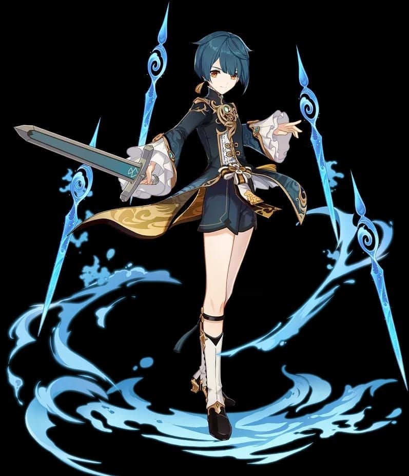 원신 행추 재우유홍 원소 폭발 스킬 인게임 스크린샷