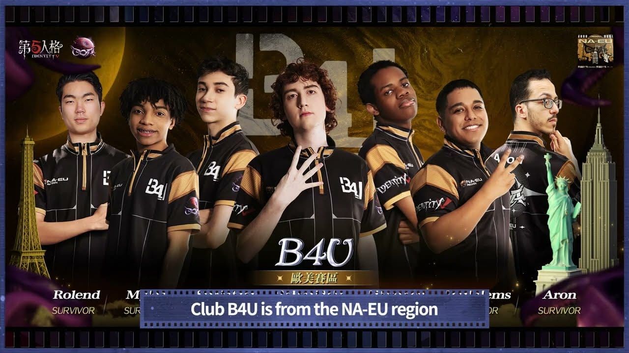 Identity V tournament club interface for COA IX registration requirements