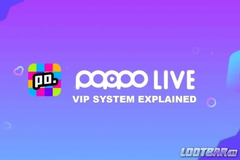 شخصيات Poppo مع إطارات VIP برونزي وفضي وذهبي
