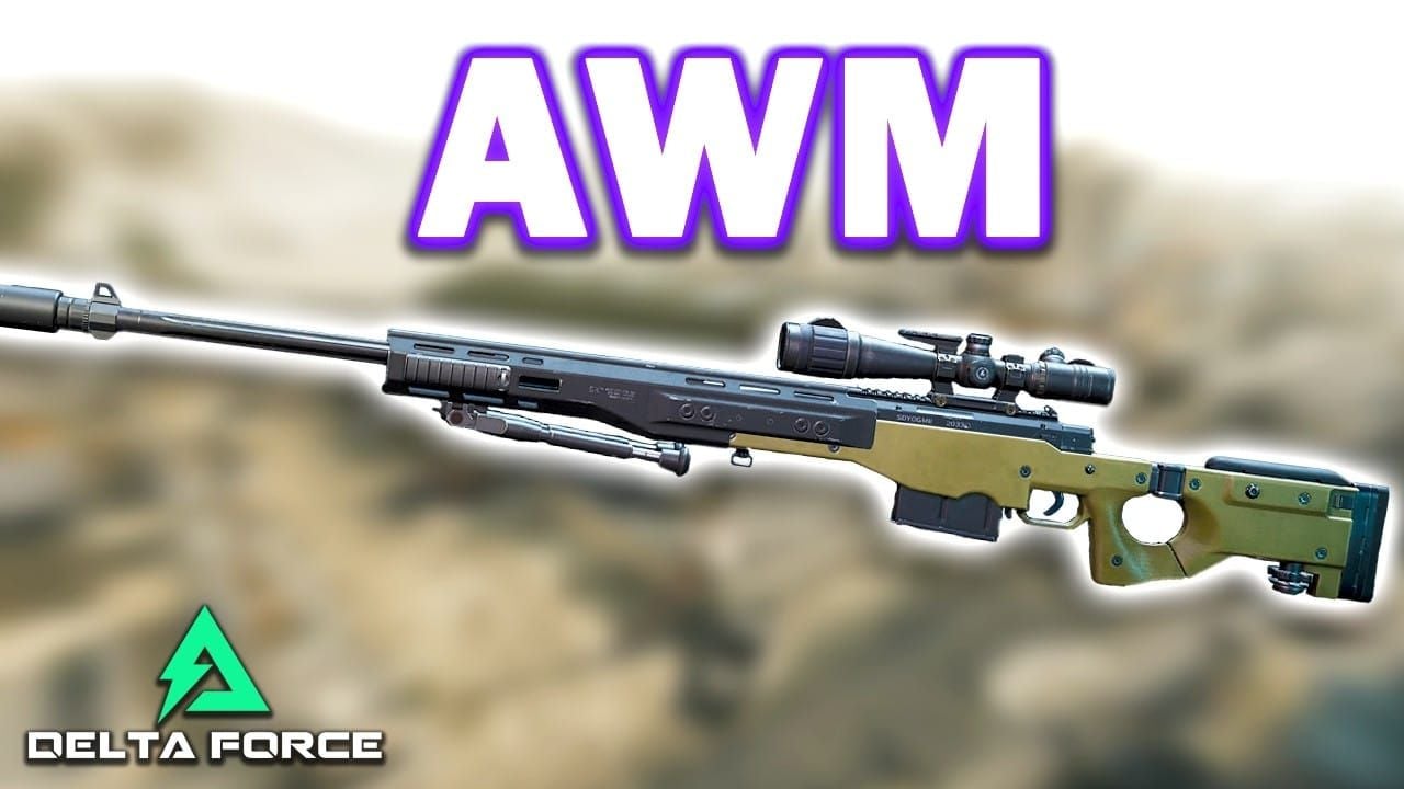 Delta Force AWM sniper rifle equipment
