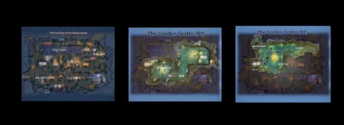 Identity V Ancient Passage map for COA IX Divine Procession phase