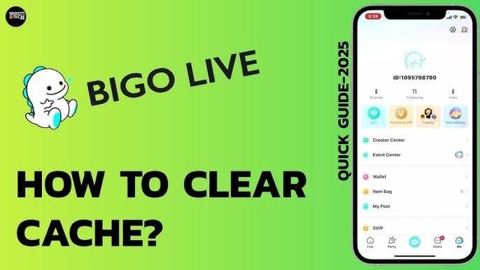 دليل تنظيف ذاكرة التخزين المؤقت في تطبيق Bigo Live