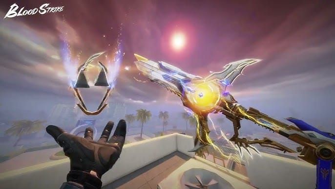 Blood Strike MP5 Guard EVO skin with military aesthetics and EVO effects