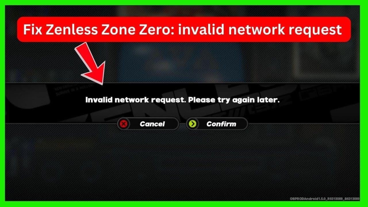 Zenless Zone Zero redemption invalid code format error screenshot