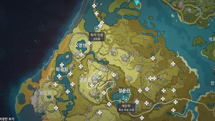 원신 리월 해등절 이벤트 등롱 수집 위치 맵