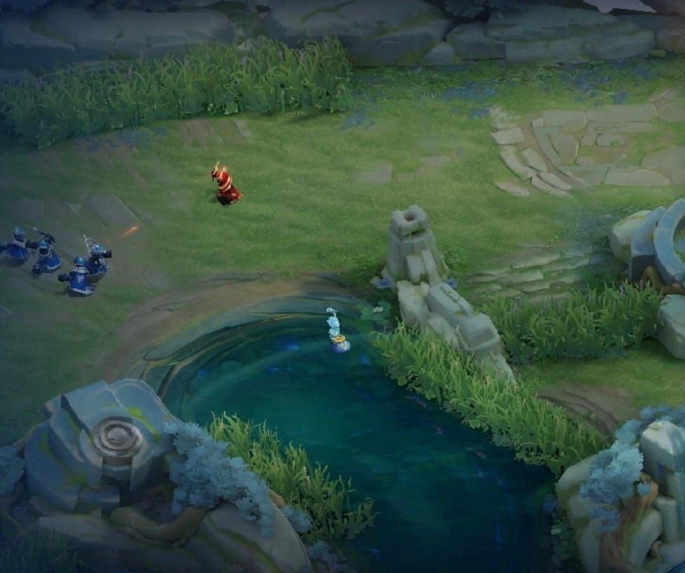 Step-by-step guide image for safe Flagbearing Spriteling capture in Honor of Kings