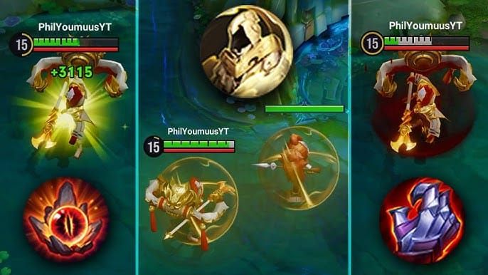 Honor of Kings Patch 1.10.5 defensive flags before and after nerf comparison showing 20-30% to 20-25% damage reduction