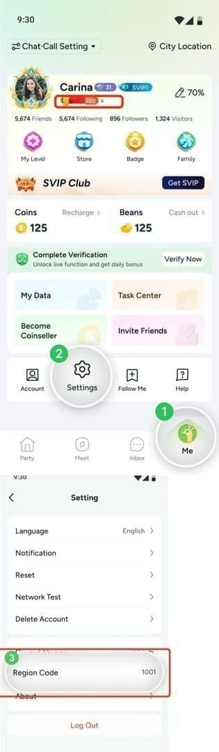 Taka Live inventory interface for activating Streak Protection Token