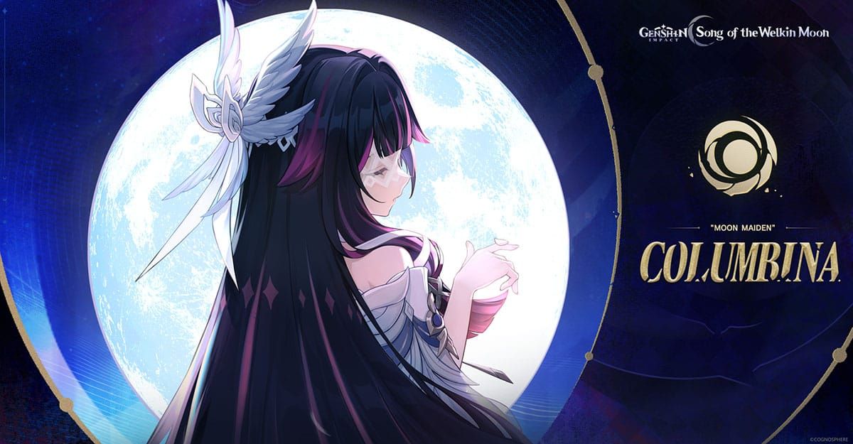 원신 5성 물 법구 캐릭터 콜룸비나 아트워크