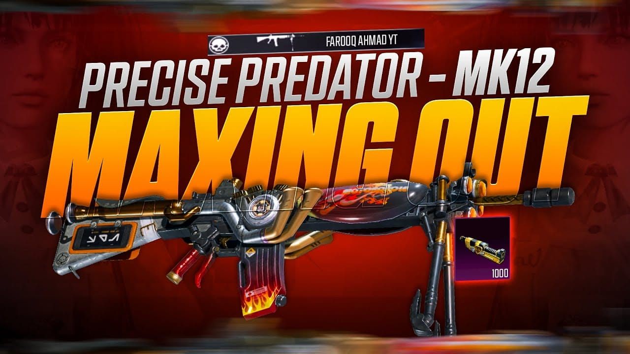 Obscura Mk12 Silver Fuchsia weapon skin in PUBG Mobile UC exchange shop