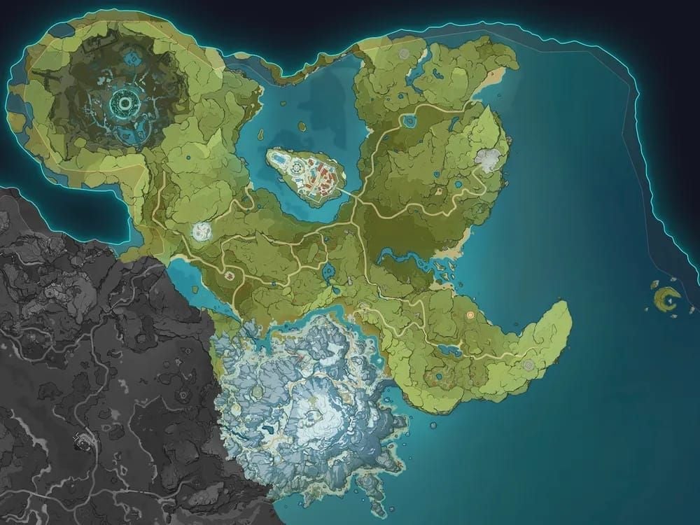 원신 6.4 몬드 지역 신규 보물상자 위치 지도