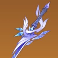 Genshin Impact Pale Flame sword weapon image for Skurk build