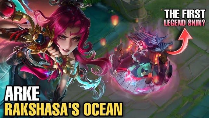 ARKE Rakshasa limited skin artwork from Honor of Kings Season 14