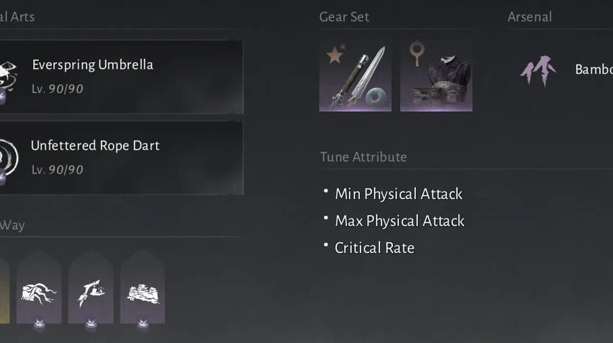 Comparison of Everspring Umbrella vs Unfettered Rope Dart in Where Winds Meet