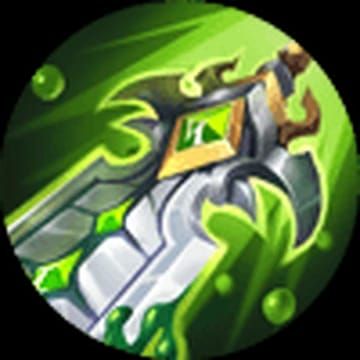 Mobile Legends Bang Bang item icons for Blade of Despair and Immortality in Saber build