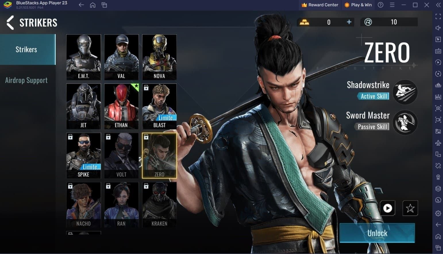 Blood Strike Ash Lord legendary character skin