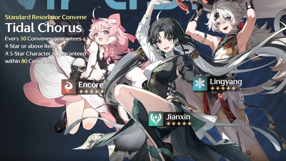 Wuthering Waves Convene interface showing pull history and pity tracker