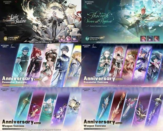 Wuthering Waves gacha banner pity system interface