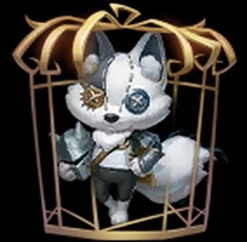 Identity V Wolf Knight pet equipped on Orpheus in match