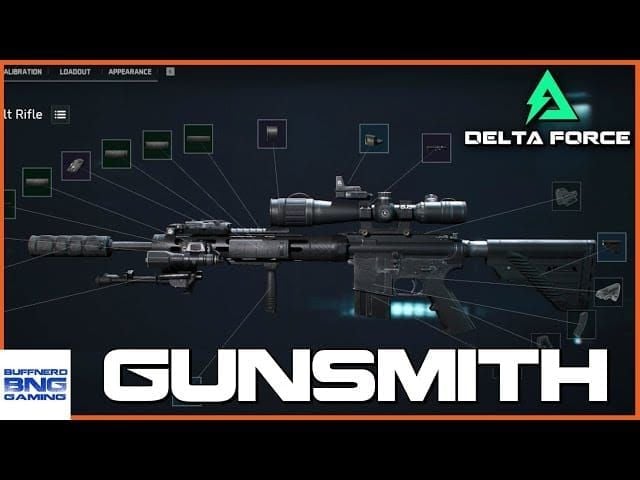 Delta Force Hawk Ops guide to importing weapon presets in Gun Customization Station