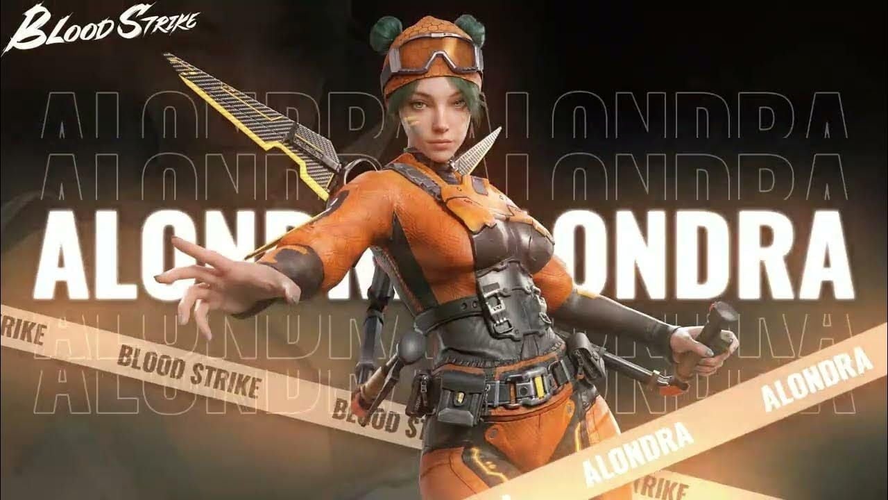 Blood Strike ALONDRA character artwork showcasing Season 12 Starship Cruise striker