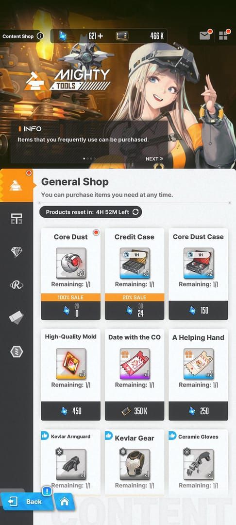 Goddess of Victory NIKKE in-game gem recharge shop interface showing Monthly Pass and purchase tiers