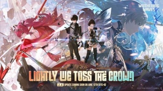 Wuthering Waves 2.2 Lightly We Toss the Crown Character Event Convene banner interface showing Cantarella, Camellya, and Shorekeeper phases