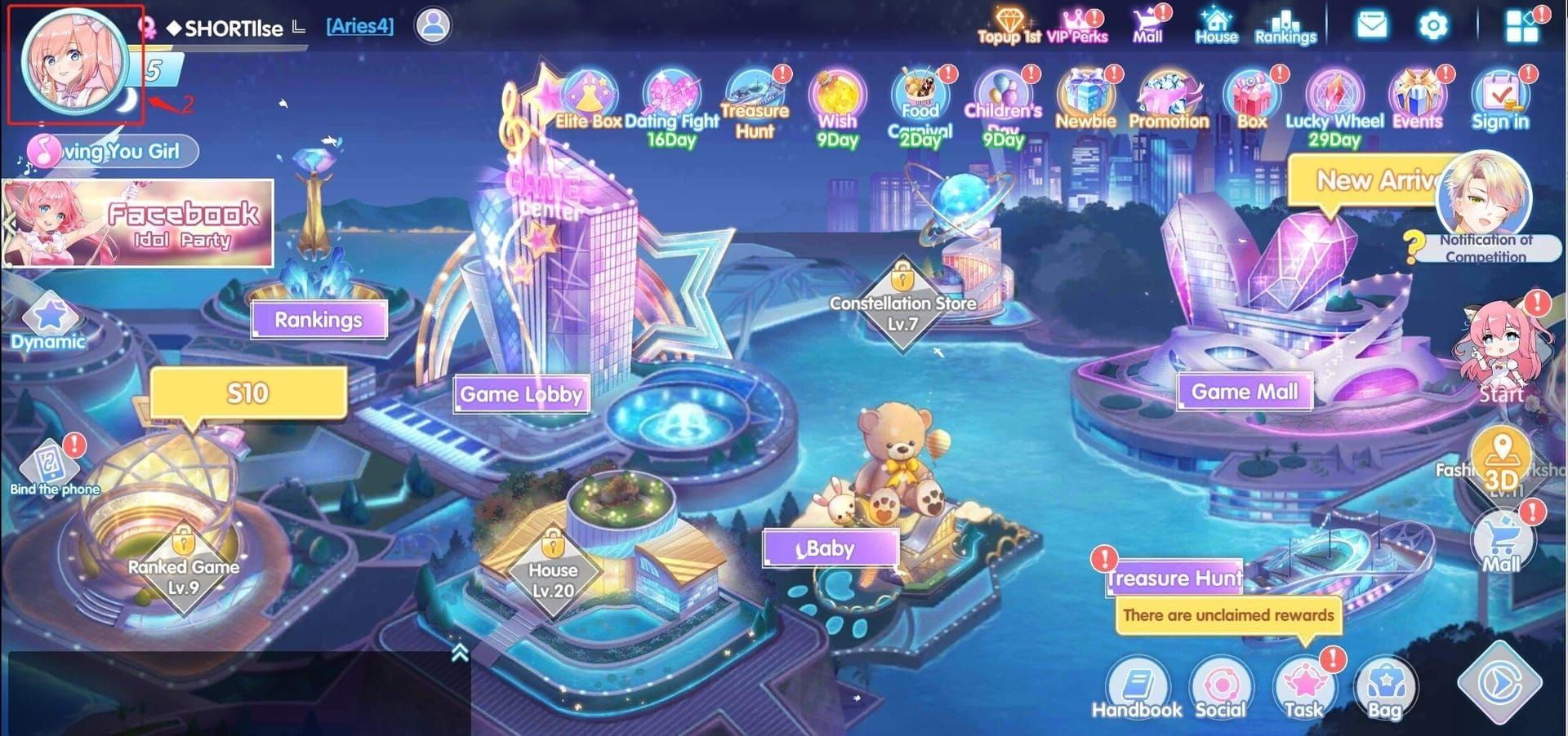 Idol Party Diamonds White Day diamond recharge bundle comparison