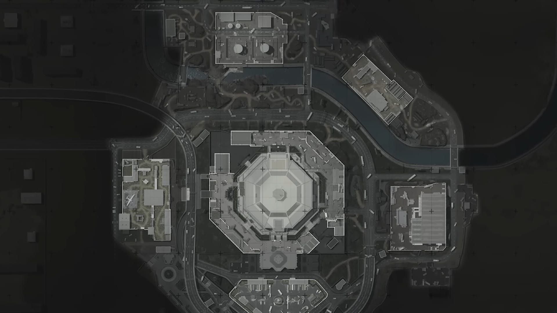 Arena Breakout Guoyapos Airport map with TV Station and Control Tower zones