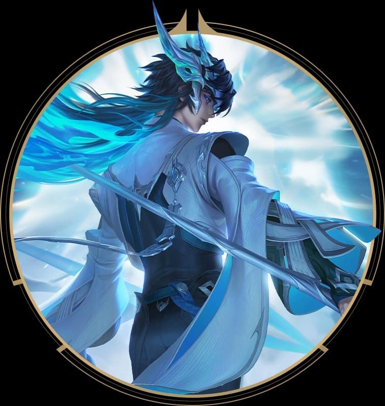 Honor of Kings Augran jungle fighter character artwork displaying tanky crowd control abilities