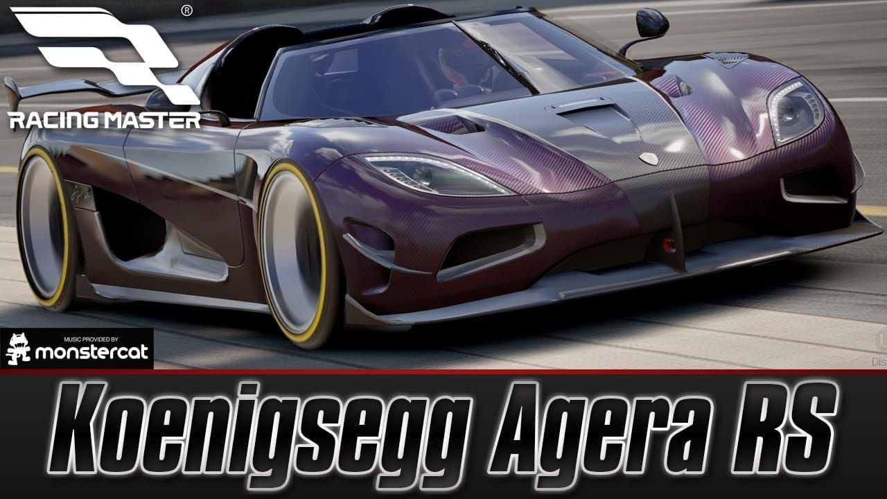 In-game screenshot of Koenigsegg Agera RS '15 in Racing Master SEA displaying 977 rating, 1,161 HP, and 277.87 mph top speed