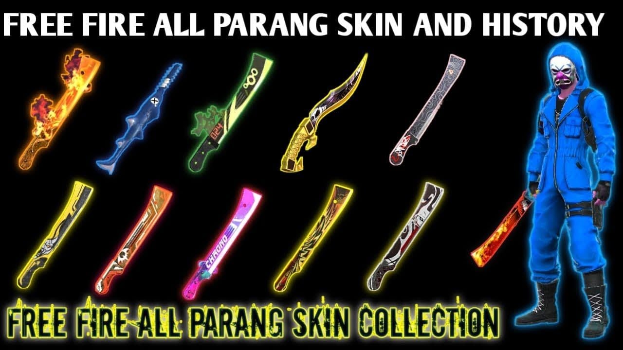 Parang Voyager's Edge Melee Skin from Free Fire OB52 Booyah Pass