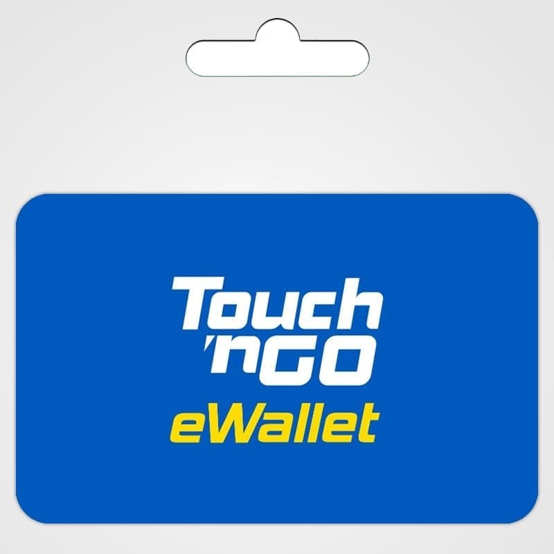 Physical TNG Reload Pin card for Touch 'n Go eWallet top-up