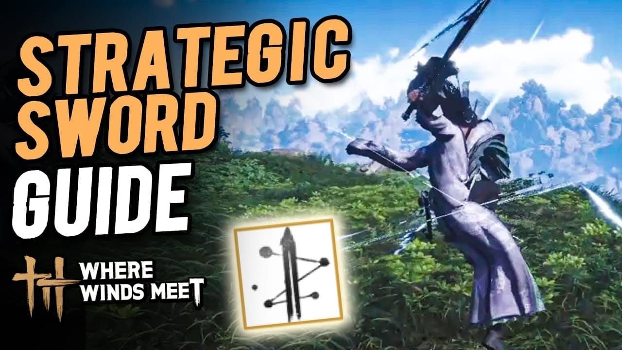 Where Winds Meet S-tier weapons Strategic Sword and Heavenquaker Spear for Yan Bingwen build