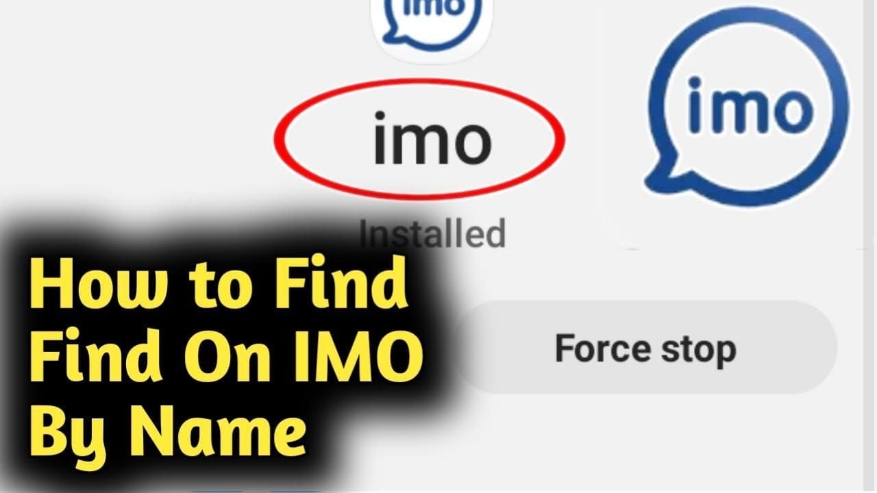 Step-by-step guide screenshots to locate IMO user ID in app profile