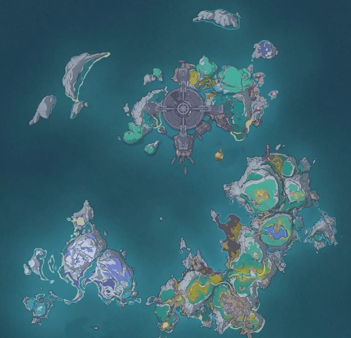 원신 5.5 버전 풍요의 들판 고대 성산 지도